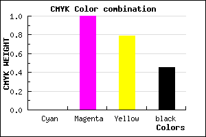 #8B001D color CMYK mixer