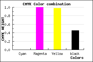 #8B0003 color CMYK mixer