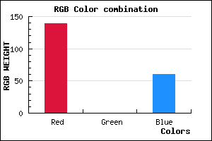 rgb background color #8B003C mixer