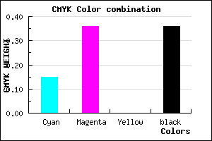 #8B69A3 color CMYK mixer
