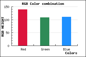 rgb background color #8B6C6F mixer