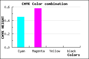 #8B6CFF color CMYK mixer
