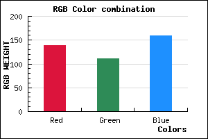 rgb background color #8B6F9F mixer