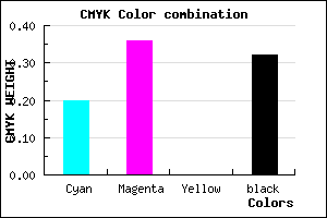#8B70AE color CMYK mixer