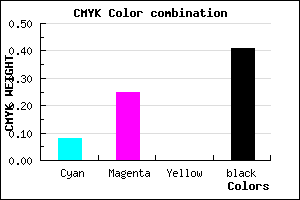 #8B7197 color CMYK mixer