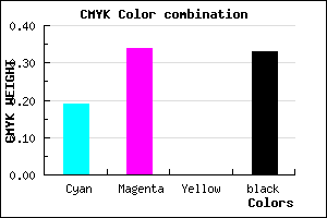 #8B72AC color CMYK mixer