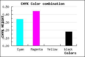 #8B76D2 color CMYK mixer