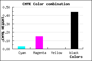 #8B798F color CMYK mixer