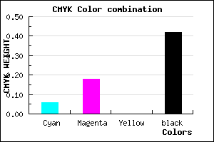 #8B7A94 color CMYK mixer