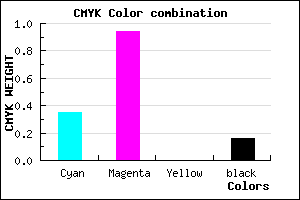 #8B0DD5 color CMYK mixer