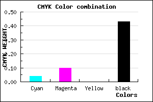 #8B8391 color CMYK mixer