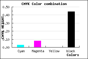 #8B8490 color CMYK mixer