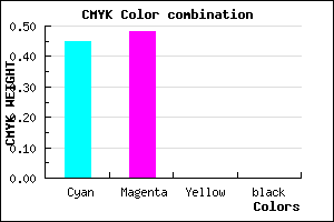 #8B84FF color CMYK mixer