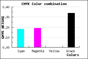 #8B89A9 color CMYK mixer