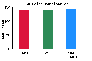 rgb background color #8B8B8D mixer