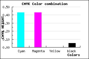#8B8BF3 color CMYK mixer