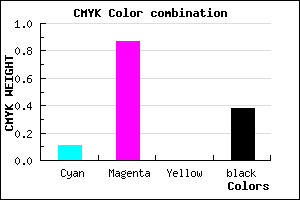 #8B159D color CMYK mixer