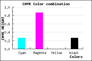 #8B19BD color CMYK mixer