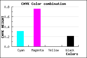 #8B30CA color CMYK mixer