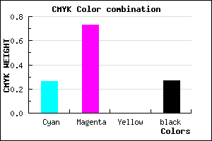 #8B33BB color CMYK mixer