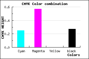 #8B4FB9 color CMYK mixer