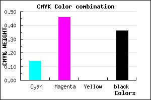 #8B58A2 color CMYK mixer