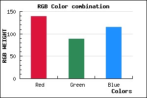 rgb background color #8B5973 mixer