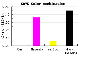 #8B5982 color CMYK mixer