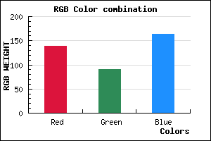 rgb background color #8B5AA3 mixer