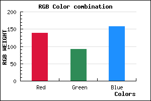 rgb background color #8B5C9E mixer