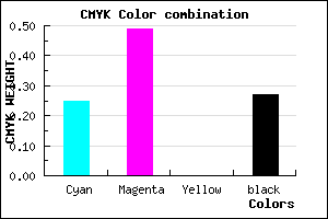 #8B5EB9 color CMYK mixer