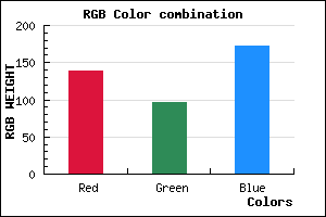 rgb background color #8B60AC mixer