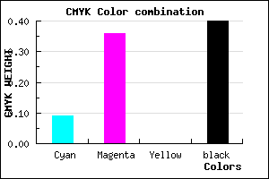 #8B6298 color CMYK mixer