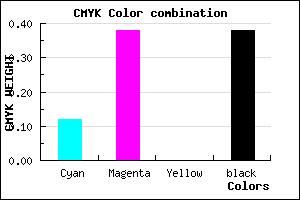 #8B629E color CMYK mixer
