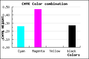 #8B63BB color CMYK mixer