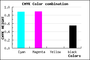 #0E0C72 color CMYK mixer