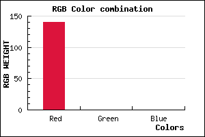 rgb background color #8C0000 mixer