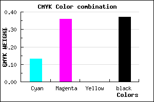 #8C66A0 color CMYK mixer