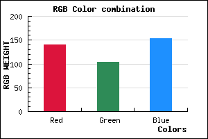 rgb background color #8C6799 mixer