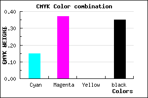 #8C68A5 color CMYK mixer