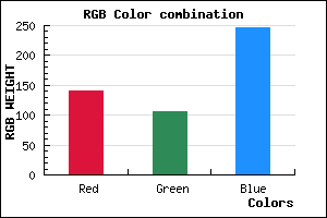 rgb background color #8C69F7 mixer