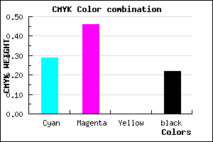 #8C6AC6 color CMYK mixer