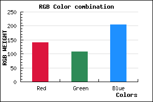 rgb background color #8C6BCD mixer