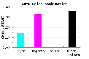 #8C6CA2 color CMYK mixer