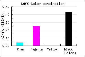 #8C6E92 color CMYK mixer