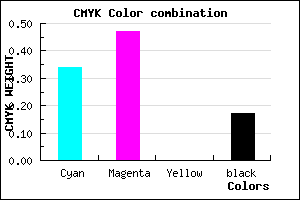 #8C6FD3 color CMYK mixer