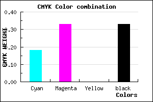 #8C73AB color CMYK mixer