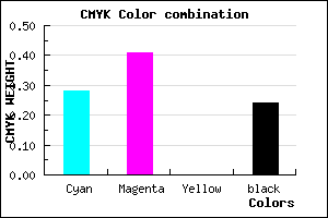 #8C73C3 color CMYK mixer