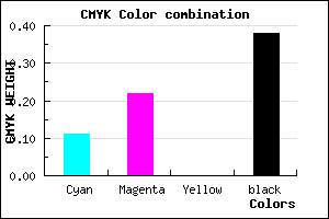 #8C7B9D color CMYK mixer
