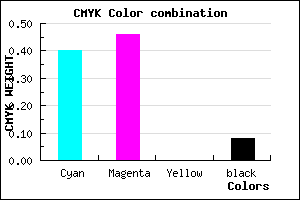 #8C7EEA color CMYK mixer